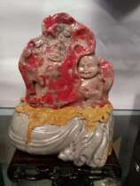 Changchang blood stone ornaments seal carving collection gift gifts handlebar pendants special price smile often open