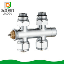 Export source of brass chrome plated radiator valve H-type radiator valve