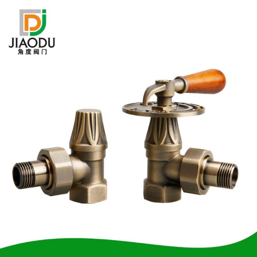 1 2 bronze radiator valve radiator temperature control valve antique craft cross-border export factory spot