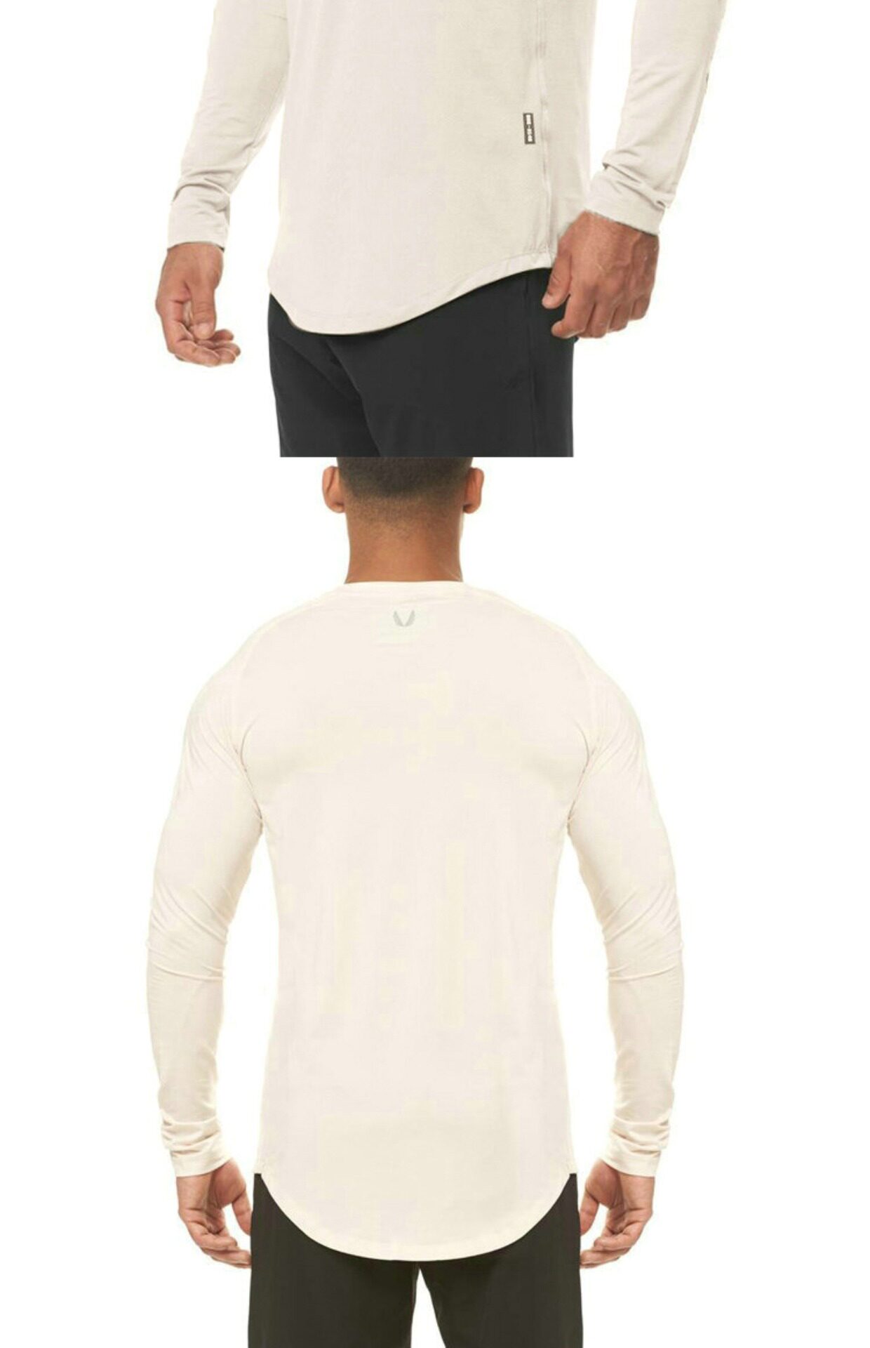 ASRV Спортивный эластичный лонгслив для спортзала для тренировок, облегающий крой, большой размер, делается под заказ, для бега 