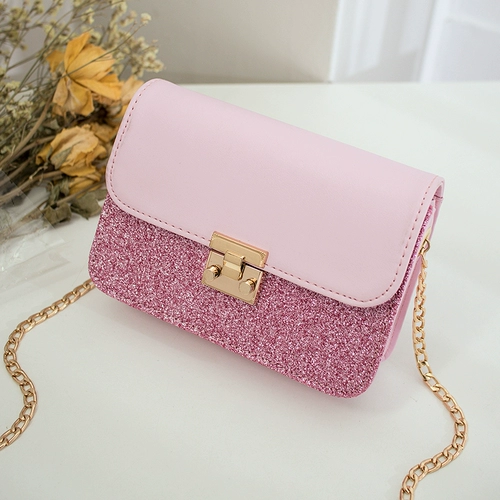 Сумка через плечо, блестки для ногтей для школьников, сумка на одно плечо, небольшая сумка, коллекция 2022, в корейском стиле