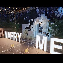 led Big Digital English Letter Letter Birthday 00123456789-Year Party Decoration of the lightbox