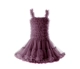 Виноградное фиолетовое платье