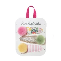 Розовый зеленый желтый шар для волос