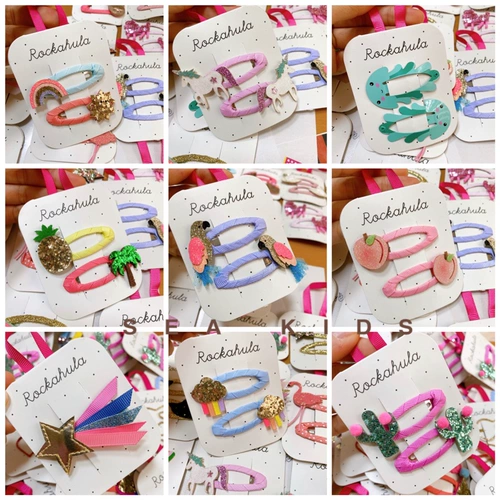 Спосоковые товары!Британские импортные рокгула детские волосы изысканный орнамент для волос рождественский веселый боковой клип