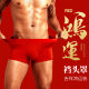 AUN Aiyouen underwear men's summer boxer briefs ice silk modal antibacterial red boxer briefs ສັດປີສັ້ນ