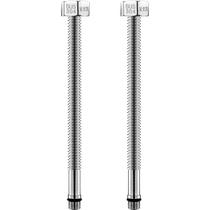 Robinet de lavabo de cuisine tuyau deau intérieure 304 en acier inoxydable ondulé tuyau dbouche pointu en acier inoxydable tuyau deau froide et chaude 3143