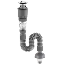 Face Basin Wash Basin Deodorant Sewer Pipe Side Row Provincial Space Countertop Basin Drainer Washbasin Wall Drain Hose 3143
