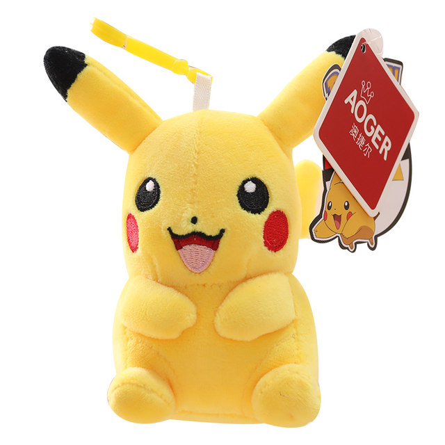 Pikachu Doll Pendant Plush Toy School Bag Doll Doll Pikachu Cute Mini Doraemon