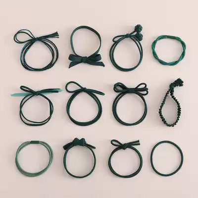 Hairband female simple Joker student small leather band cute ins Super fairy hair accessories adult fashion tie head soft girl Japanese