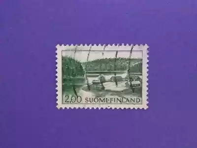Finland stamps 1964 nian landscape middot Barr Hough Lake xin xiao 1 audience full of 18 yuan