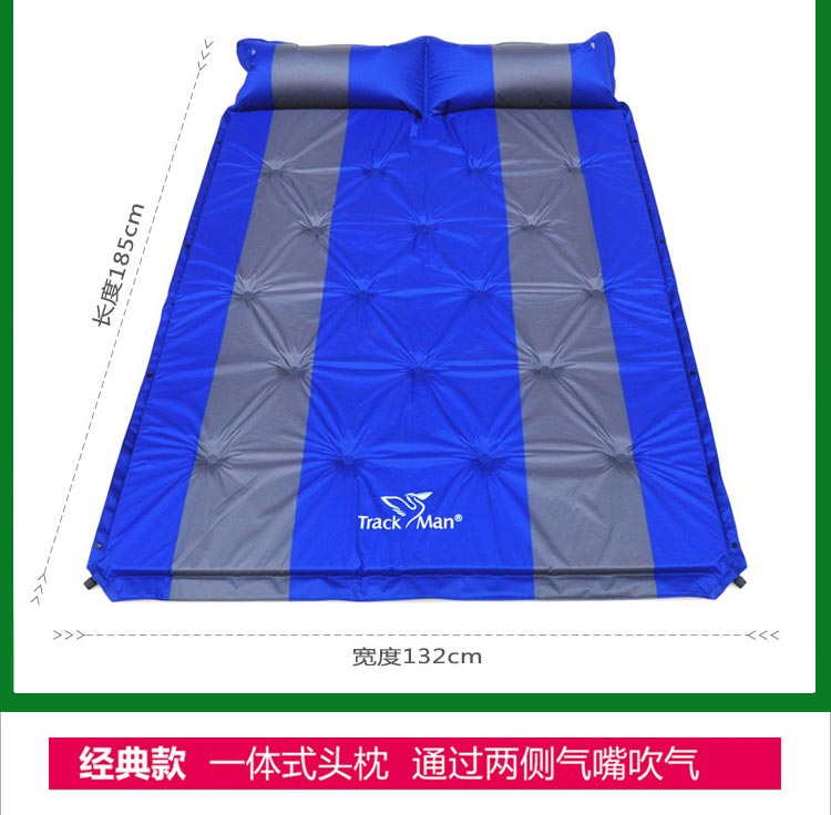 Trackman ngoài trời bơm hơi tự động cắm trại đôi dày lều đệm ngủ mat ẩm mat mat dã ngoại - Thảm chống ẩm / Mat / Gối chiếu xốp cho bé