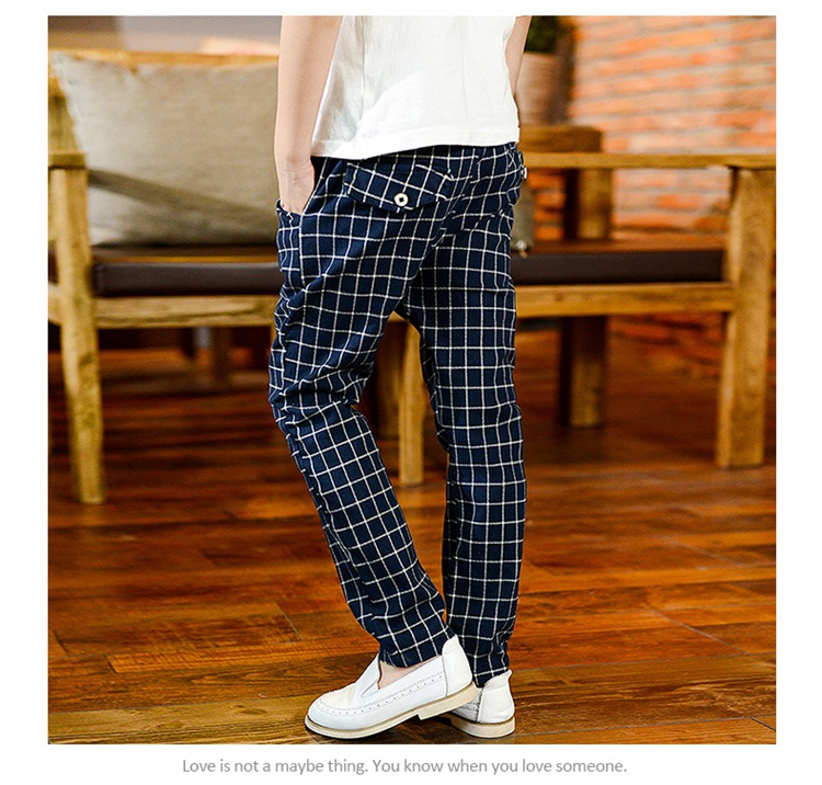 Pantalon garcon pantalon à carreaux - Ref 2054479 Image 19