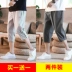 thời trang nam cao cấp 2023 Crop Quần Nam Cotton Và Vải Lanh Dáng Rộng Giữa Quần Mùa Hè Mỏng Thể Thao Hợp Thời Trang Cotton 7 Điểm Sinh Viên quần Short quần jean nam Quần short