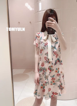 TOMYULN20 summer new white tie skirt light luxury women ladies celebrity temperament thin dress