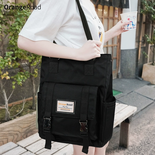 Льняная сумка, художественная сумка, ранец с молнией, для средней школы