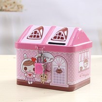 Large small piggy bank password private treasure box childrens toys with lock storage box to save money