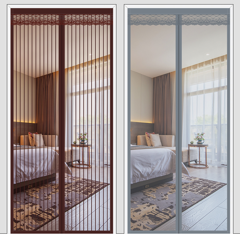 No-Drill Installation Curtain Sheer Curtain with Magic Tape, Simple Diamond-Patterned Curtain for Living Room, Self-Adhesive Dormitory Partition Curtain, New Model