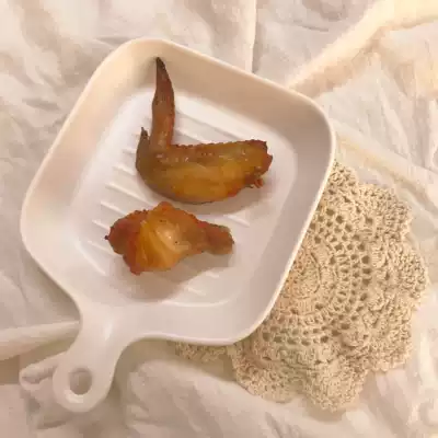 Nordic Creative Square baking tray with handle microwave oven cheese grilled rice roast wings afternoon tea dessert main plate