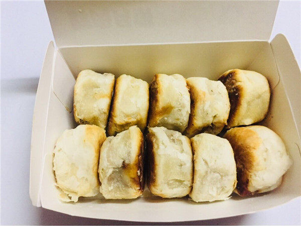 Shanghai Bright Estate Fresh Meat Mooncake Crab Powder Fresh Meat Mooncake Huaihai Sea Total Store Direct Purchase of Baking Vacuum Cold Transport