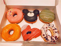 Net red DUNKINDONUTS Tang Endu Le American Donuts 6 a box with hand gift box