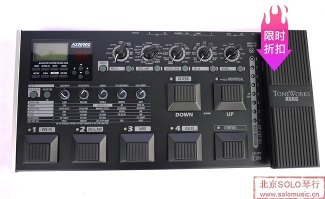 (Beijing SOLO piano shop) KORG AX3000G electric guitar comprehensive effect device single block effect device