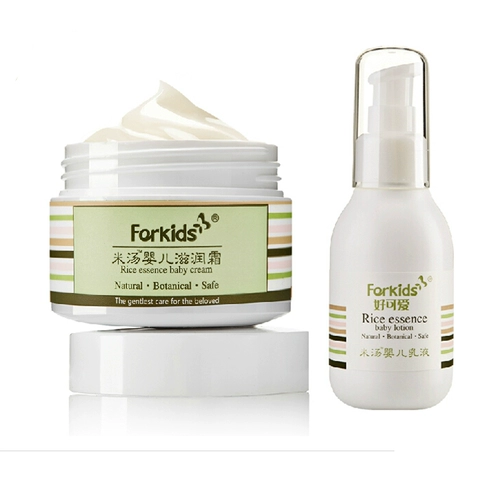 Милый комплект для младенца для ухода за кожей, детское молочко для тела, питательный лосьон, крем, 2 шт