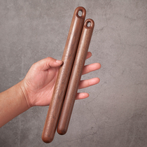 The rolling pin is as thick as grandmas rolling pin made of imported black walnut small size household solid wood dumpling wrapper large size