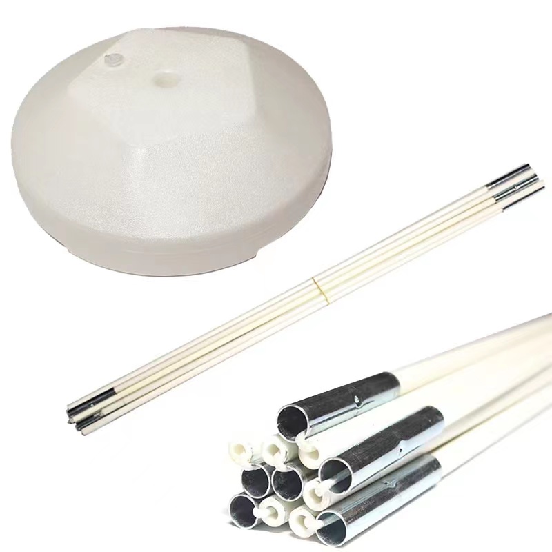 8 knots 10 knots of splicing poles white carbon fiber Celebration balloon Balloon Arch-Balloon Arch package detachable