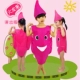 Trang phục biểu diễn rau quả thân thiện với môi trường Trẻ em thân thiện với môi trường Rau cà tím nấm Trang phục phụ huynh