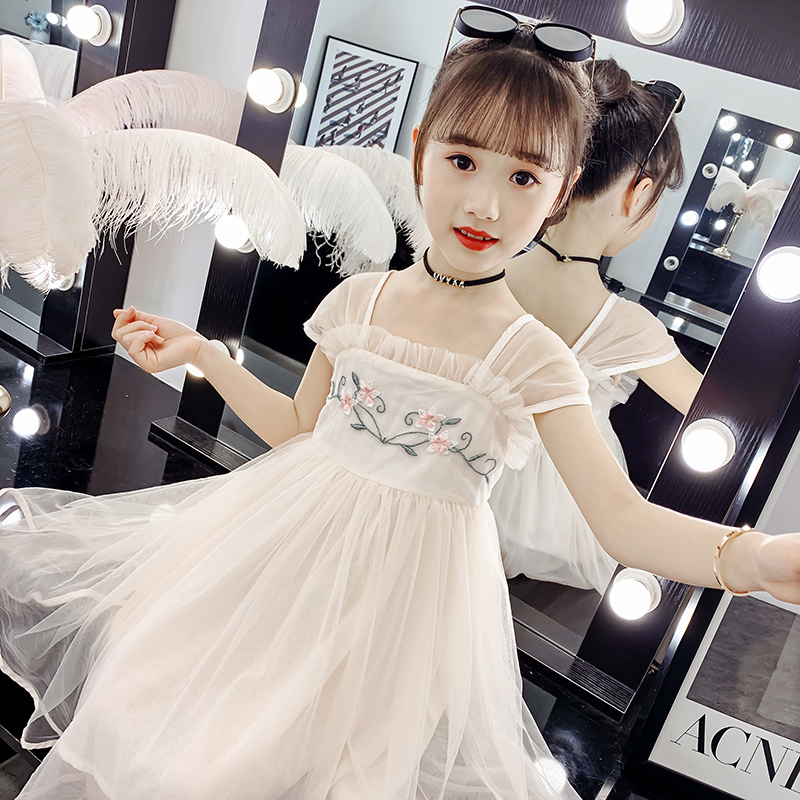 Ăn mặc 2020 chúa váy mùa hè Little Girl Trung Quốc Phong cách váy Girls New Summer ăn mặc trẻ em.