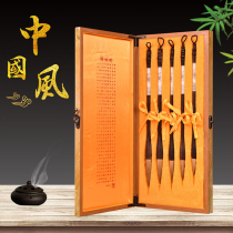 Chinese Wind Brush Wolves Wolf-en-suit Wenfang Four Treasure Calligraphy Starter Beginners Adults Middle Block Block block Gifts Brush