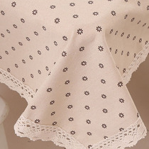 High-end European tablecloth fabric cotton linen table garden table table coffee table bedside table universal cover towel