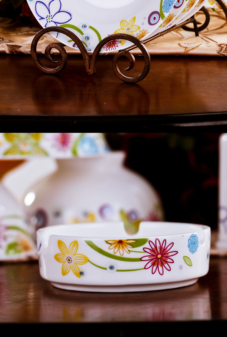 Dishes suit household combination of European jingdezhen ipads porcelain tableware Dishes chopsticks Chinese ceramic bowl Dishes for dinner