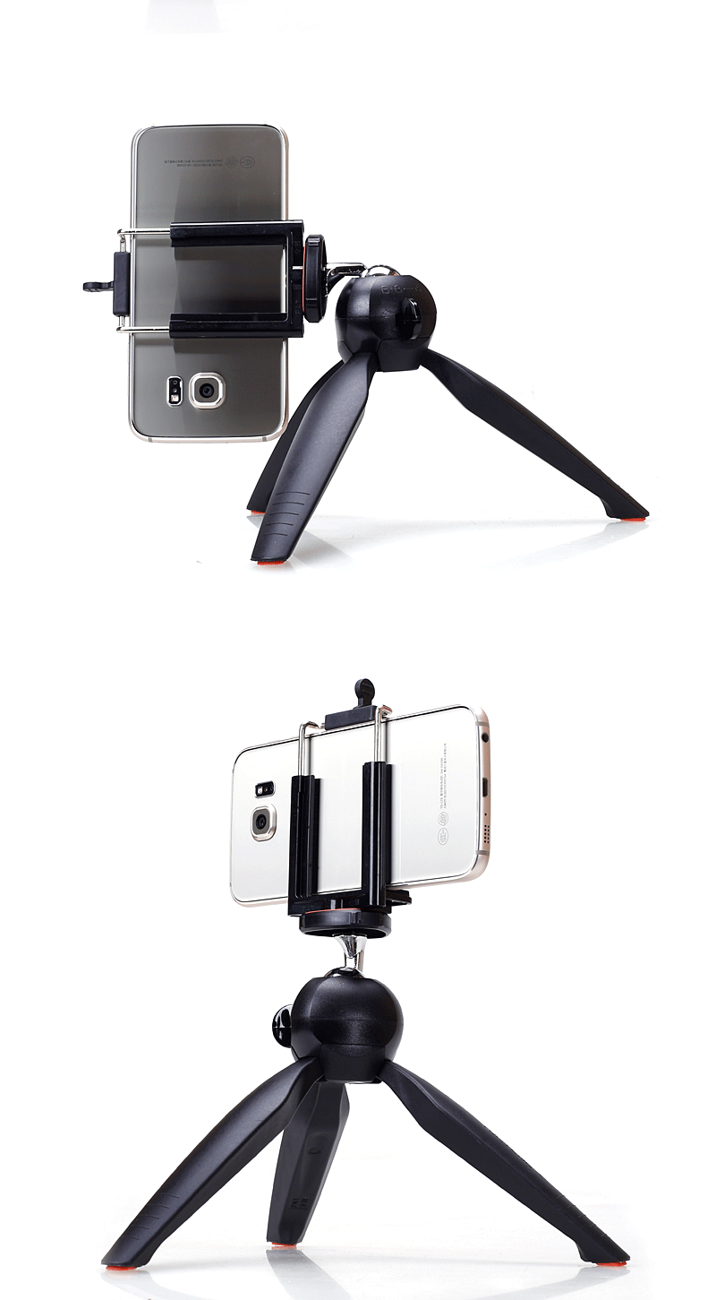 Yunteng 228 điện thoại di động máy tính để bàn bracket sống tripod ghế mini đối với Apple oppo Huawei vivo Samsung kê self-timer máy ảnh video thiết bị rung phụ kiện thu nhỏ tripod