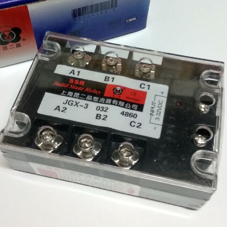 Kundijing rectifier SSR-120a three-phase solid state relay JGX-3 032 48120 DC controlled AC