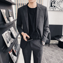 Rich bird suit mens suit Korean version slim 2020 new handsome youth casual two-piece mens suit
