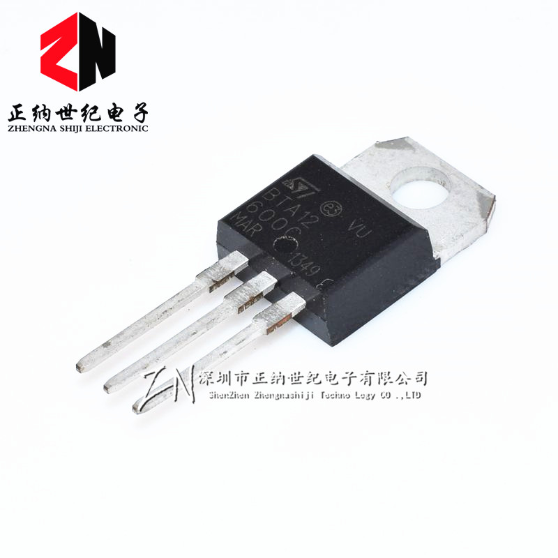 New BTA12-600C BTA12 in-line TO-220 three-terminal bidirectional semiconductor control rectifier can be shot directly.