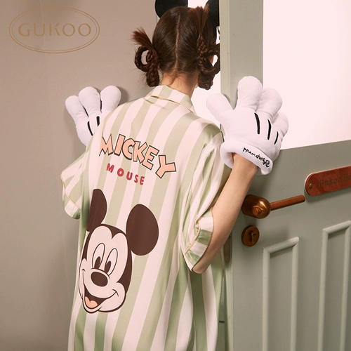 Gukoo/果壳 Дисней, шелковая осенняя пижама, мультяшная юбка