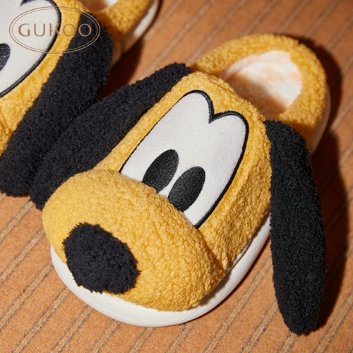 Дисней, тапочки, зимняя милая удерживающая тепло нескользящая обувь, плюшевые