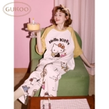 Gukoo/果壳 Hello Kitty, летняя пижама, хлопковый спортивный комплект