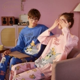 Gukoo/果壳 Осенняя пижама для влюбленных, мультяшный комплект