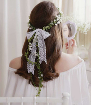 Lace French wedding wedding still life photography props ins Wind retro floral decorative ribbon