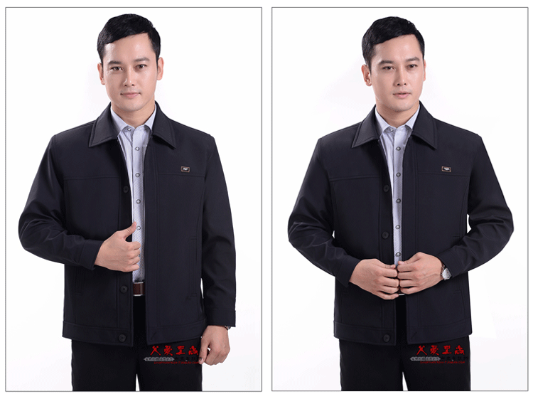 Áo khoác trung niên mùa xuân và mùa thu 40-50 tuổi cha tải áo sơ mi nam mỏng manh áo sơ mi giản dị áo nắng nam
