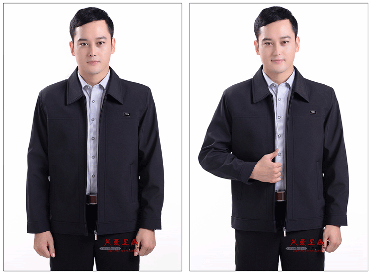 Áo khoác trung niên mùa xuân và mùa thu 40-50 tuổi cha tải áo sơ mi nam mỏng manh áo sơ mi giản dị áo nắng nam