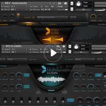 Reverse sound REV X Loops sound source 2 sets 7 5G reverse sound transition sound kontakt
