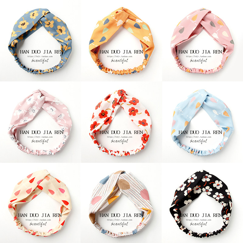 South Korea Hair Girl Net Red Wash Face Tied Hair Band Hair Band Hair Stirrup 100 Hitch A Refreshing Brief Teenage Girl Super Fairy