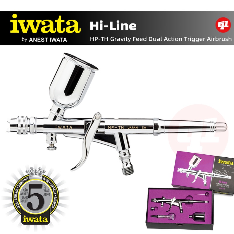 Iwata Iwata's "Flagship Level" Dual-Action Airbrush | Hp-Ch/Hp-Th | Model Painting Tool