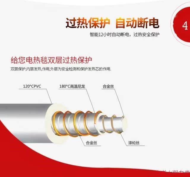 Chăn điện đôi điều khiển đôi điều chỉnh nhiệt không thấm nước và không có bức xạ ký túc xá sinh viên ba nhíp điện 1,8 mét bộ điều khiển chăn điện