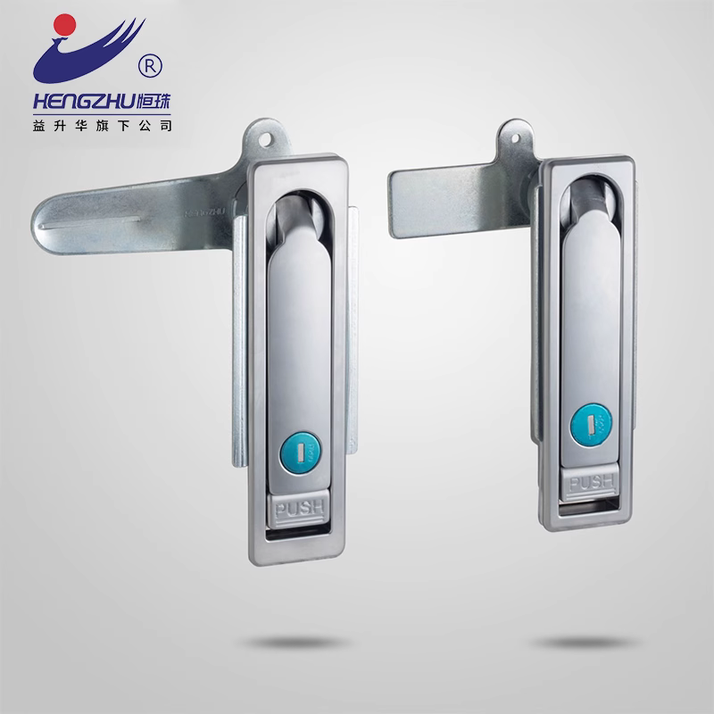 Hengzhu Cabinet Lock MS104C-1-1 Distribution Cabinet Lock Control Box Lock Flat Lock Electric Cabinet Long Door Lock